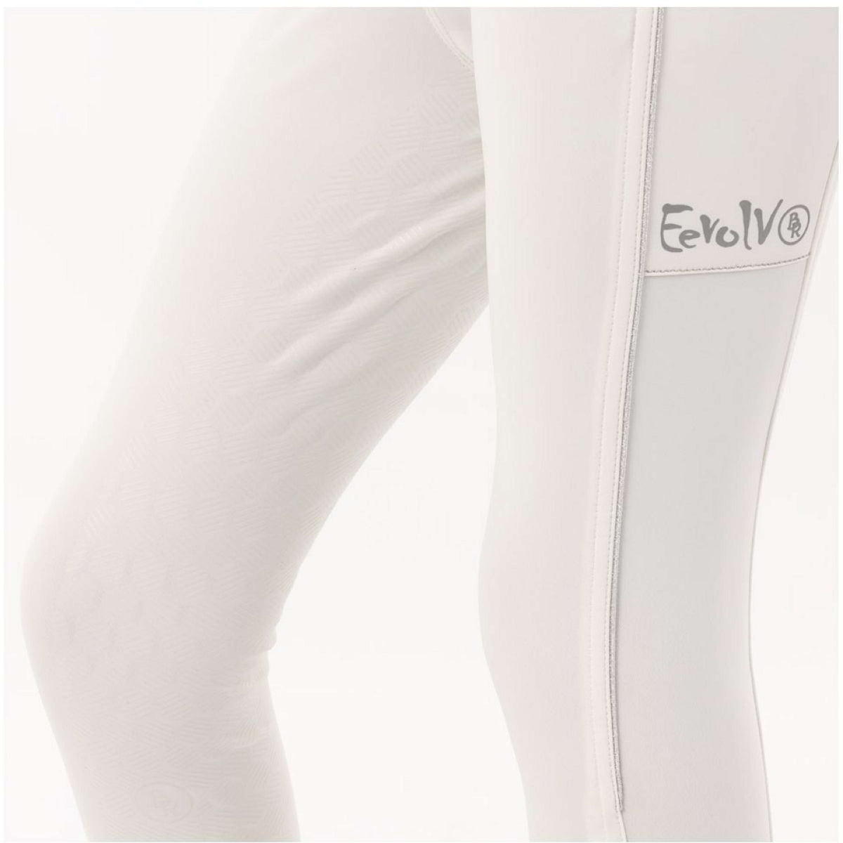 BR Breeches Eevolv Elke Silicon Seat Kids Snow White