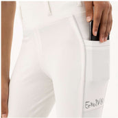 BR Breeches Eevolv Elke Silicon Seat Kids Snow White