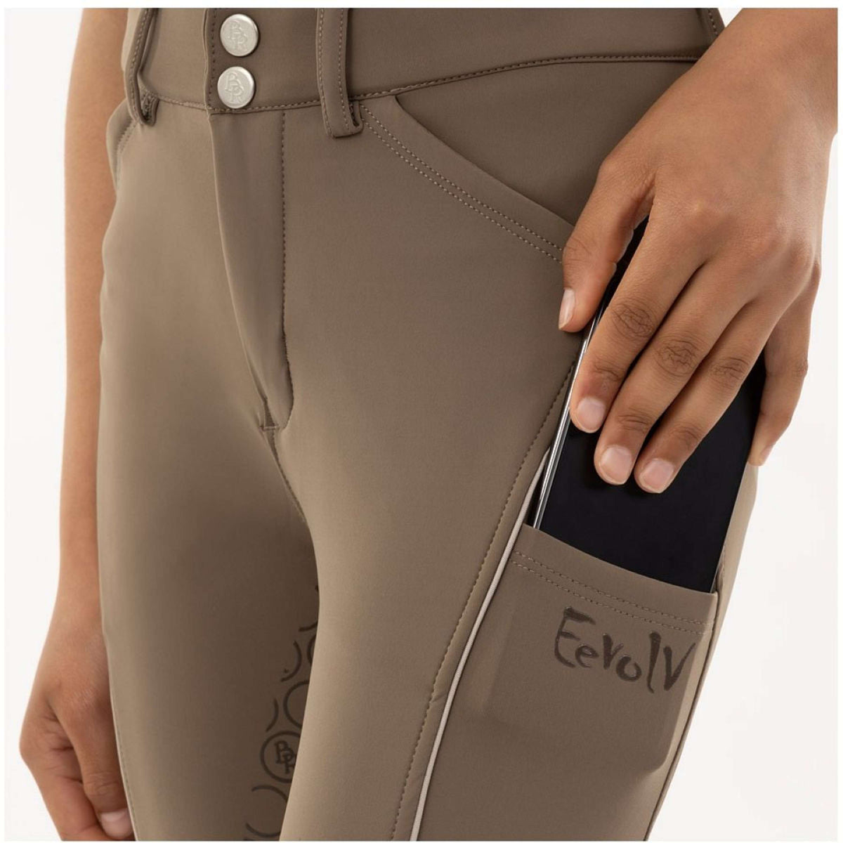 BR Breeches Eevolv Eden Silicon Seat Kids Falcon