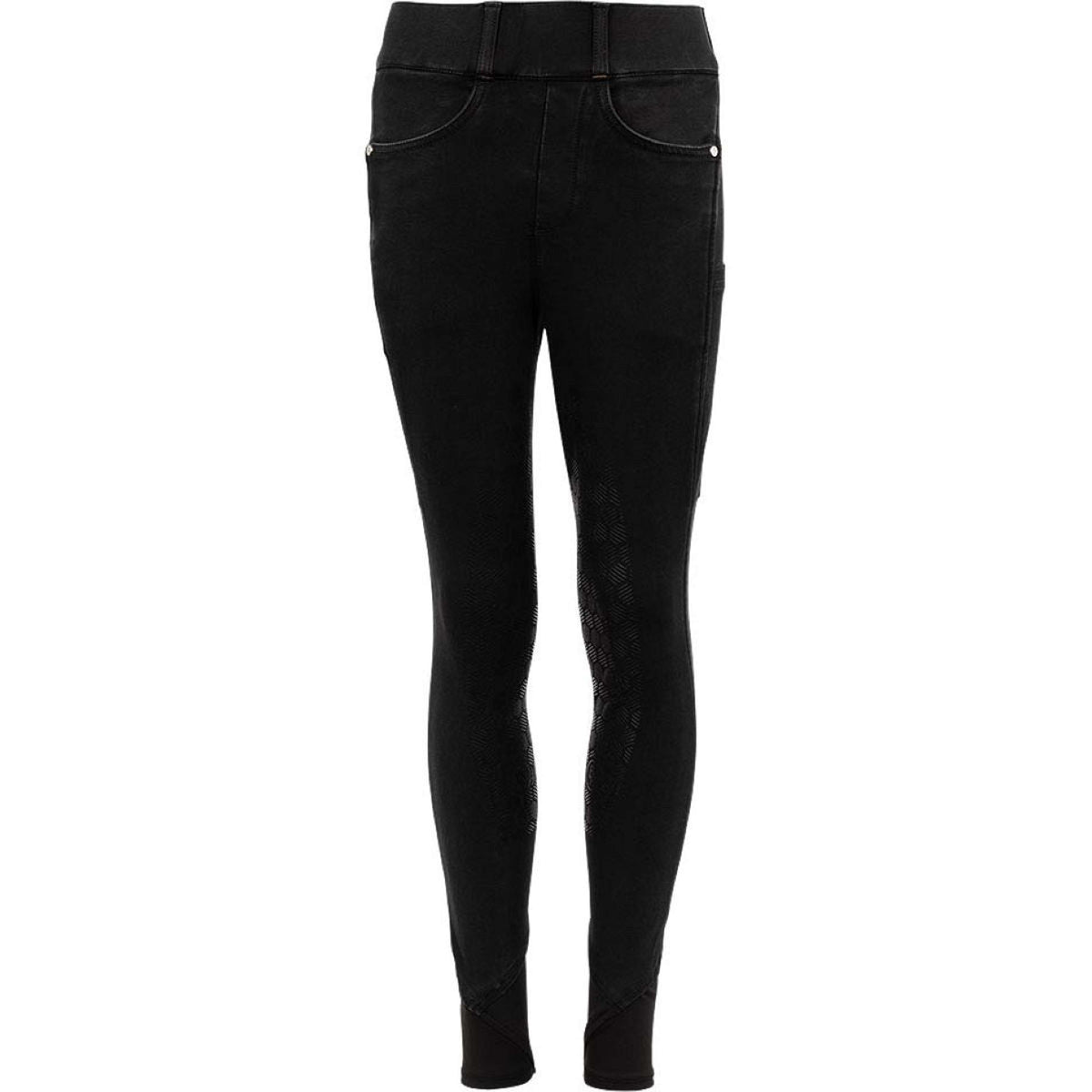 BR Breeches Eevolv Florence Full Grip Black Denim