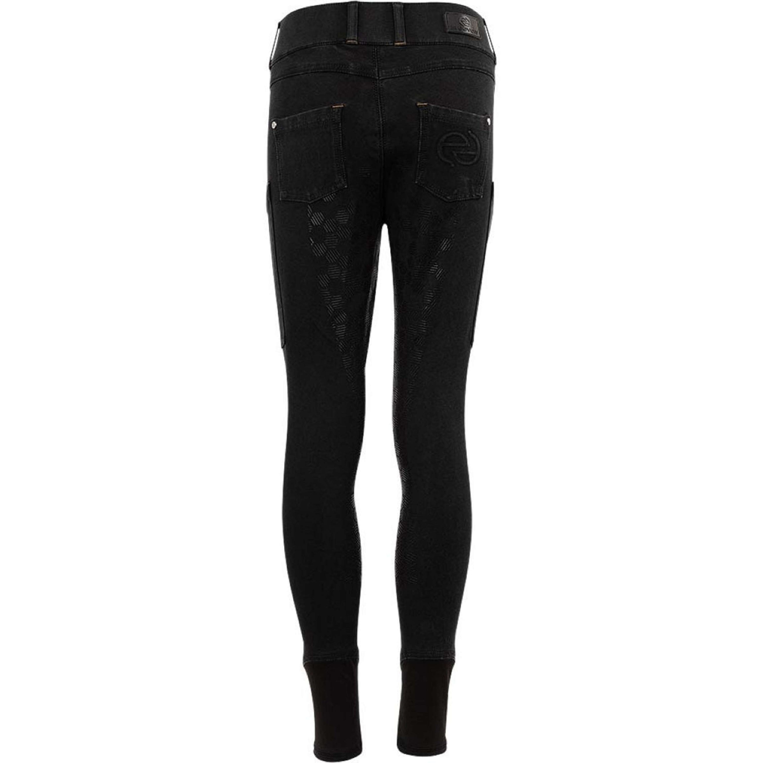 BR Breeches Eevolv Florence Full Grip Black Denim