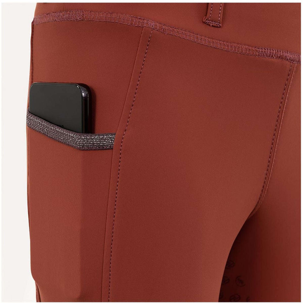 BR Breeches Eevolv Figo Full Grip Roasted Russet