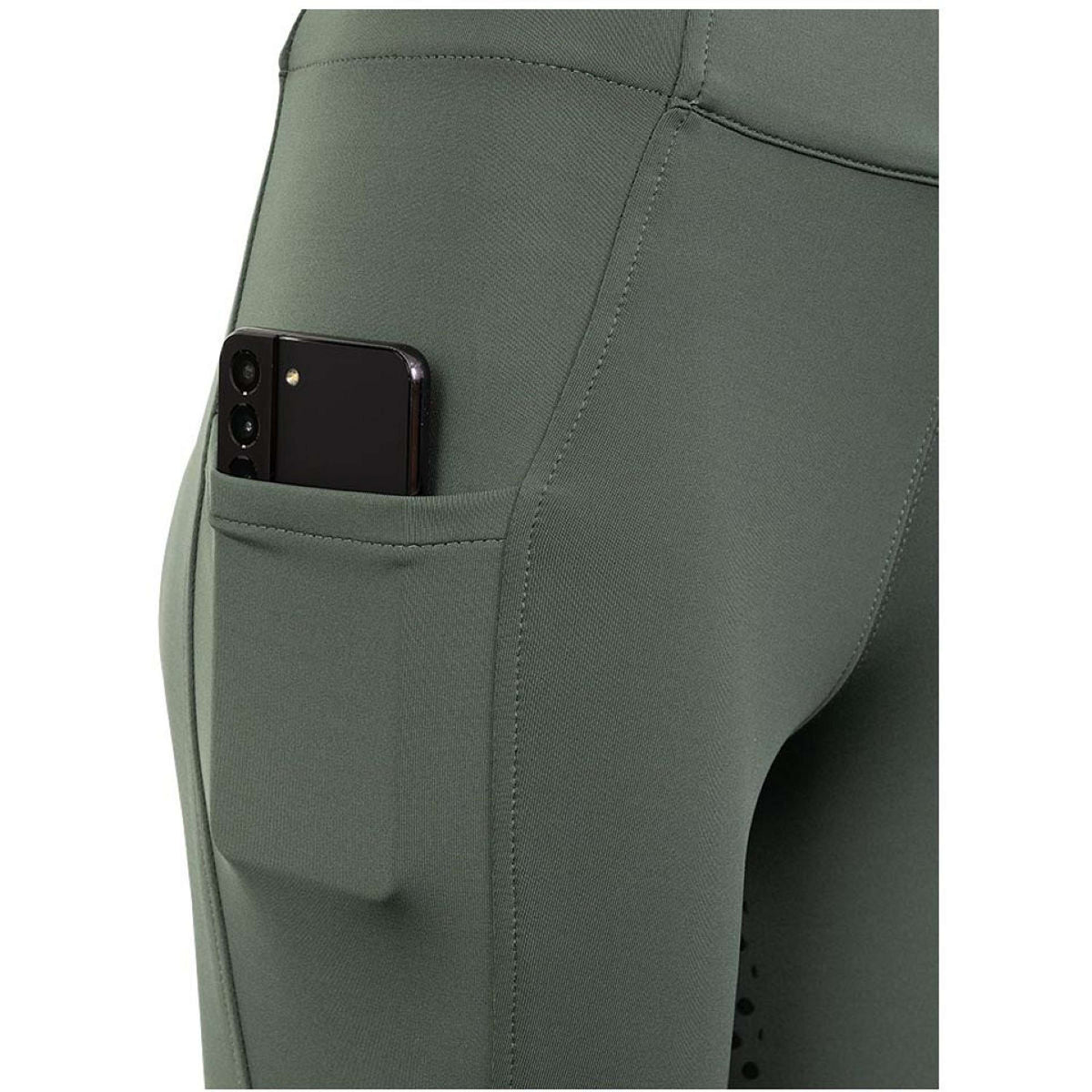 Premiere Riding Legging Bitterroot Silicon Seat Deep Green