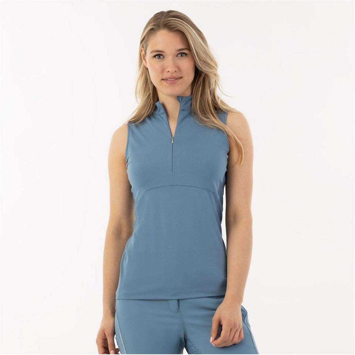 BR Shirt Edith Half-Zip Sleeveless Captain's Blue