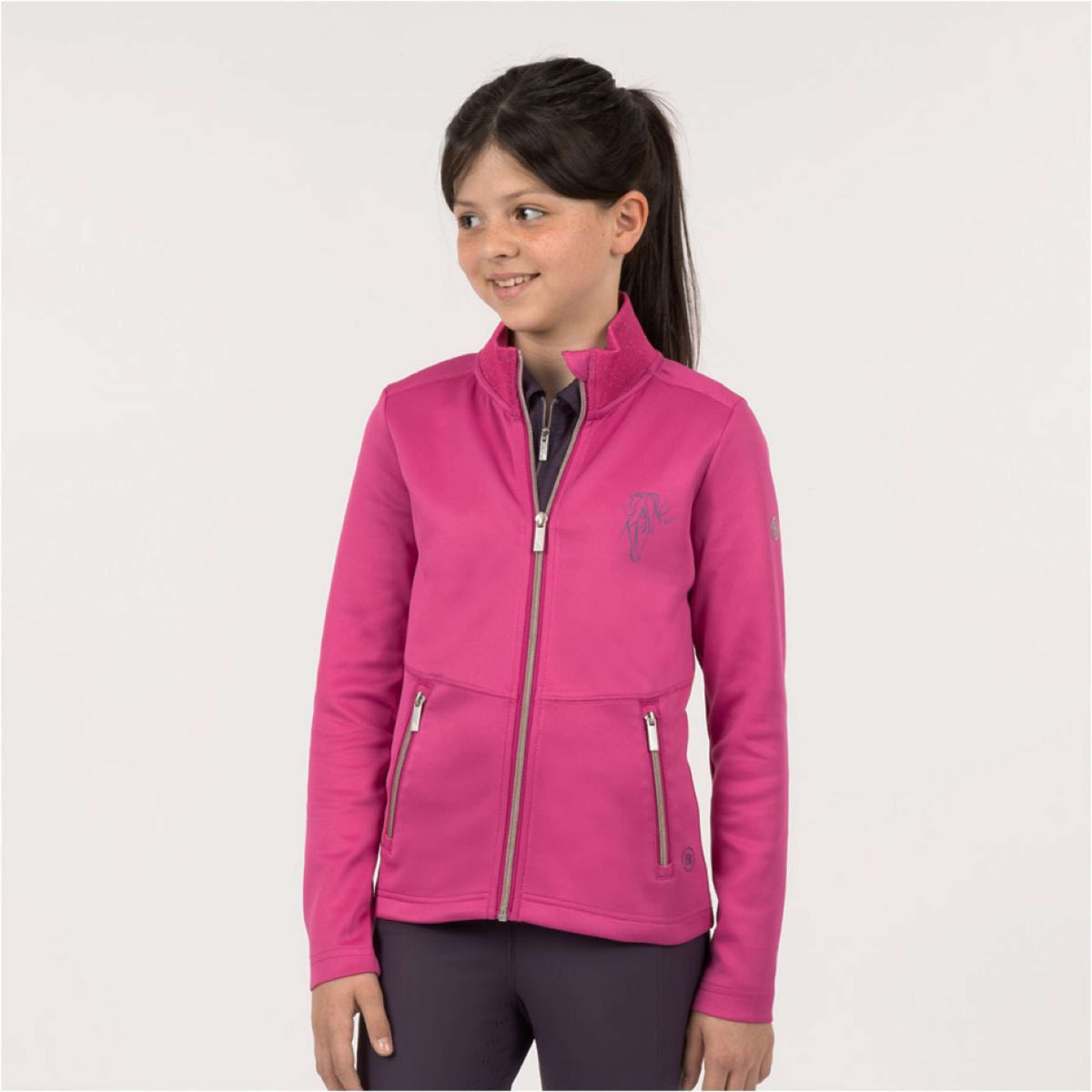 BR Jacket 4-EH Camille Technische Brei Fuchsia Red