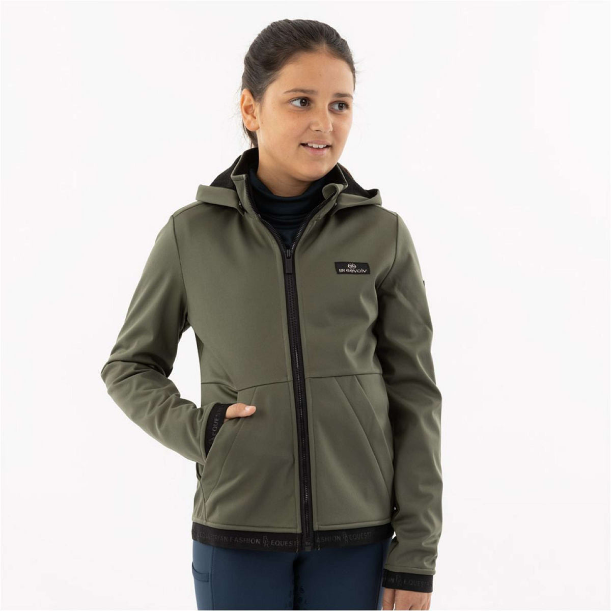 BR Jacket Eevolv Flora Softshell Beetle