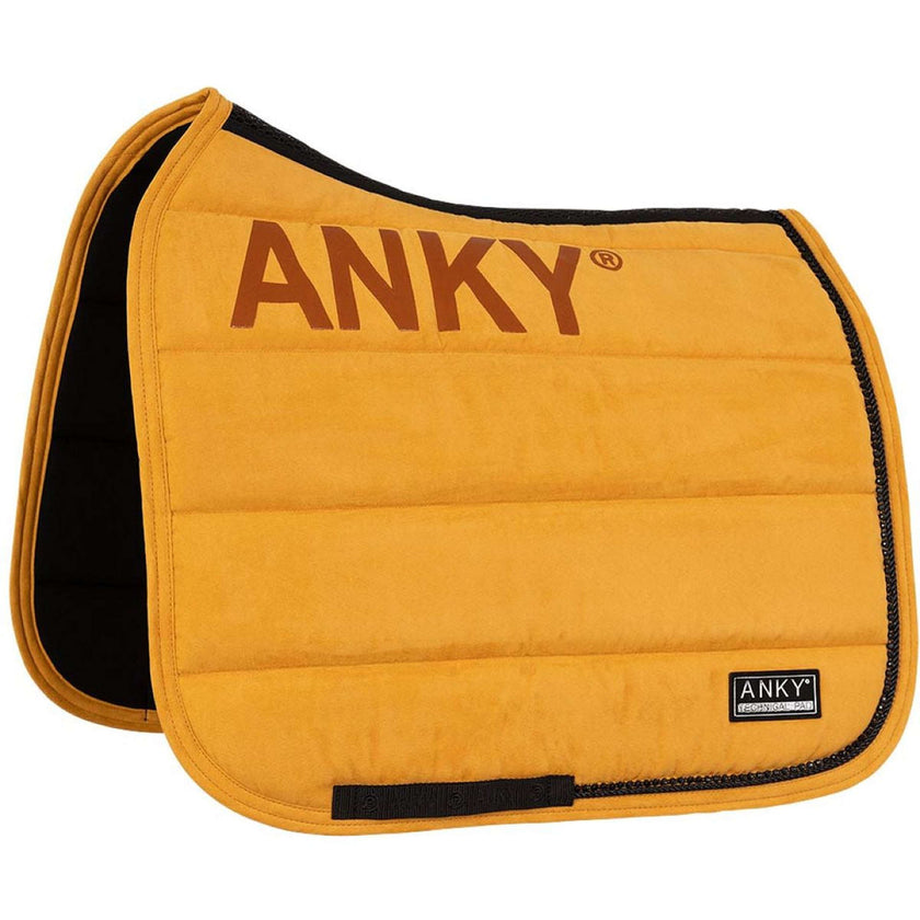 ANKY Saddlepad Suede XB242110 Dressage Spruce Yellow