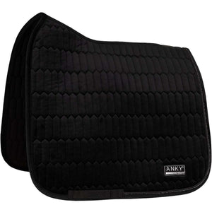 ANKY Saddlepad Velvet XB242112 Dressage Black