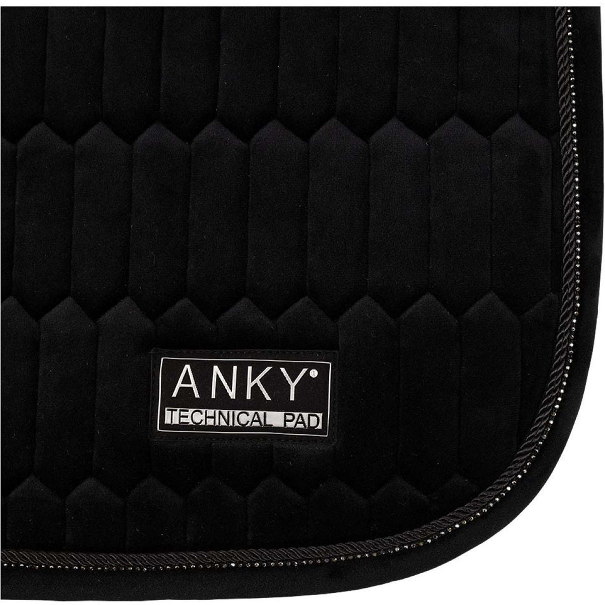 ANKY Saddlepad Velvet XB242112 Dressage Black