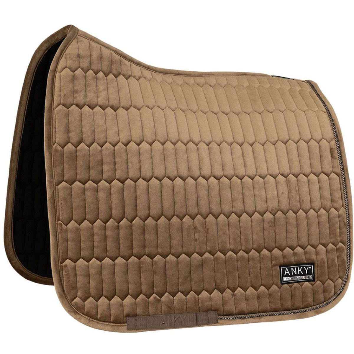 ANKY Saddlepad Velvet XB242112 Dressage Teak