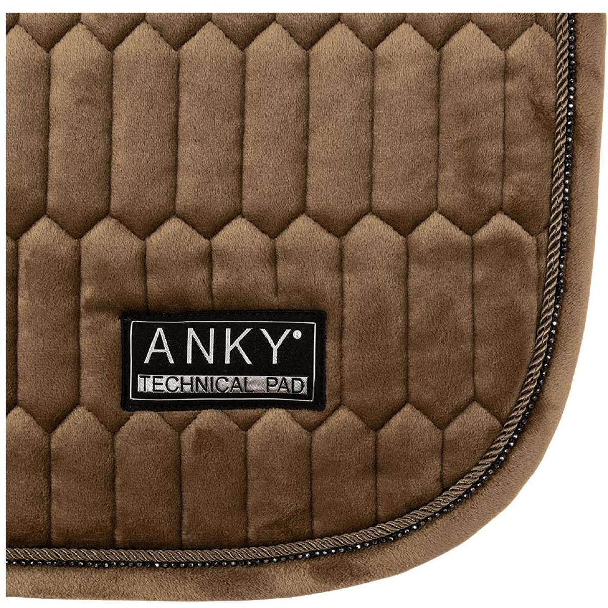 ANKY Saddlepad Velvet XB242112 Dressage Teak