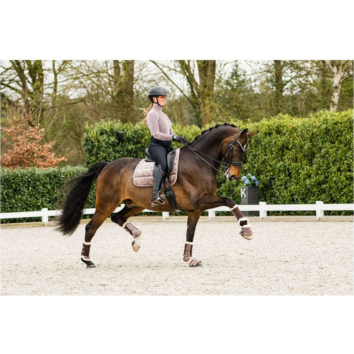 ANKY Saddlepad Jubilee Dressage Crystal Rose