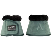 ANKY Bell Boots Velvet Fur ATB242004 Silver Pine