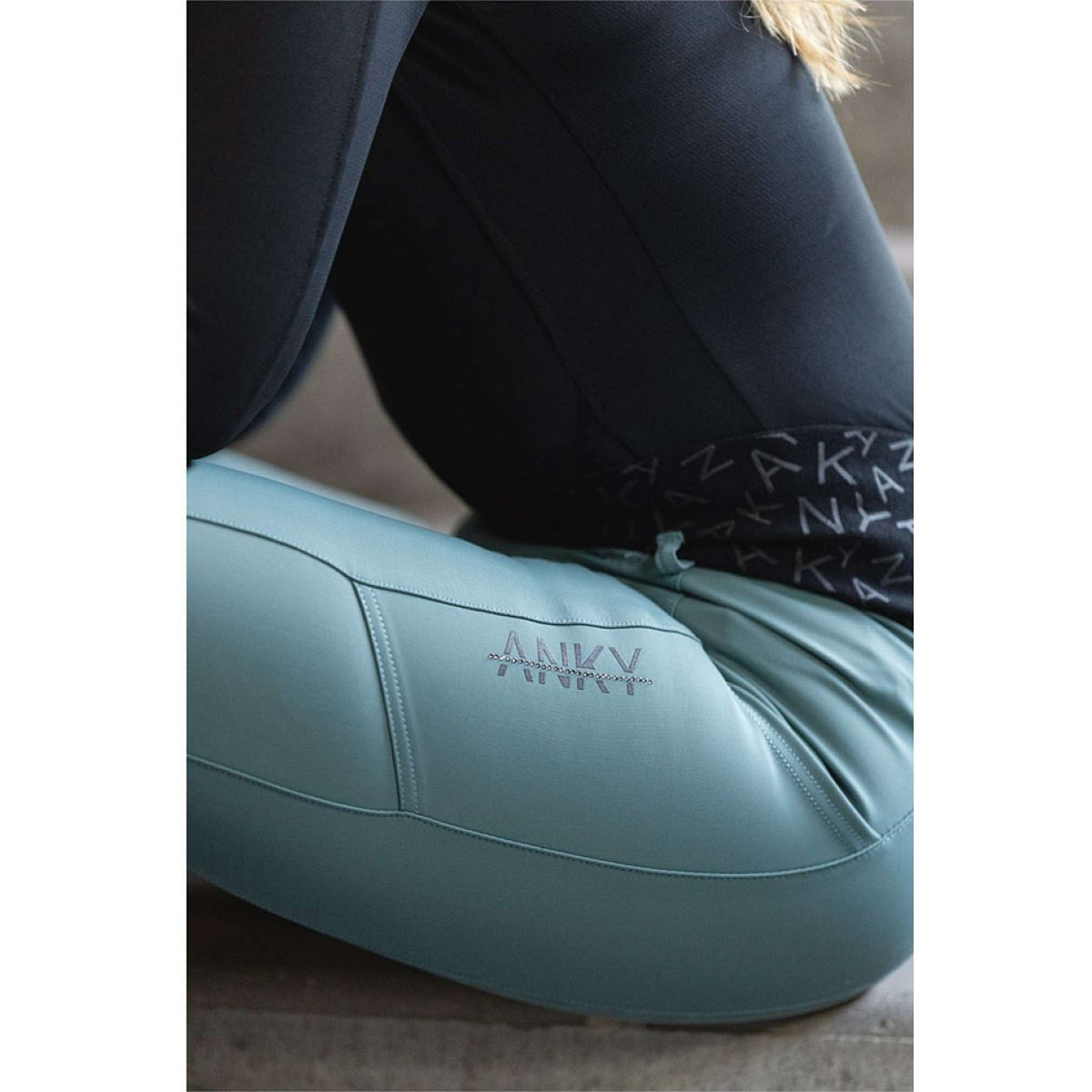 ANKY Riding Legging Vibrance XR242104 Full Grip Silver Pine