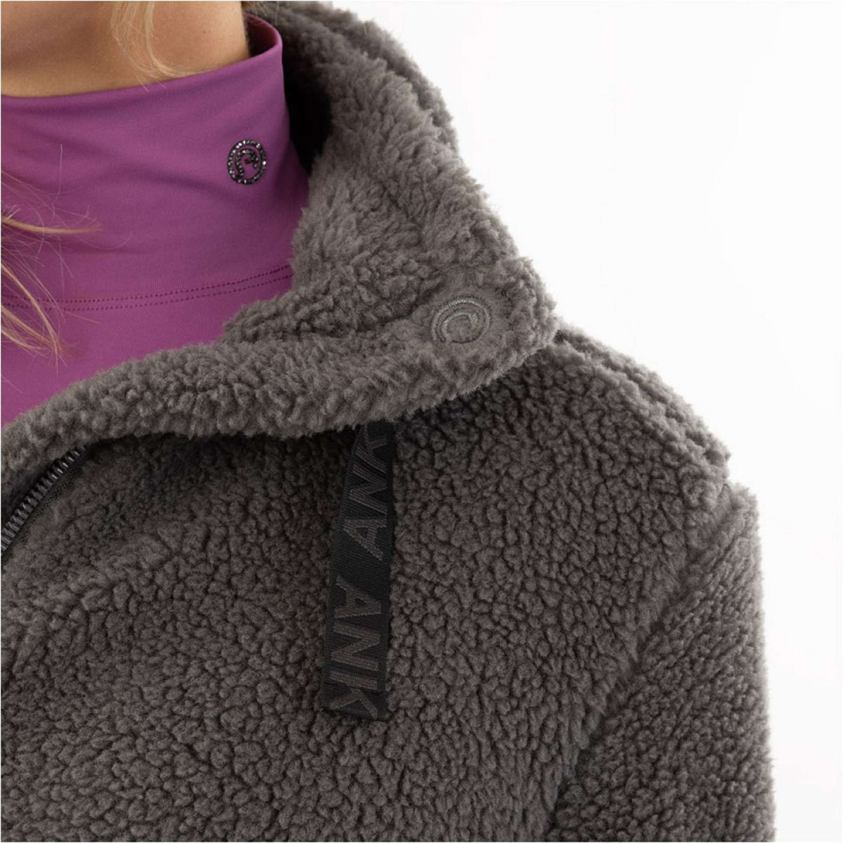 ANKY Zip-Hoodie Teddy ATC242106 Thunderstorm