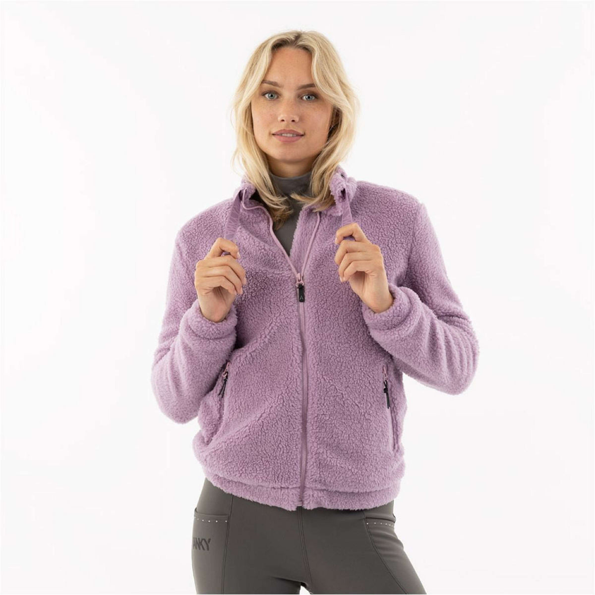 ANKY Zip-Hoodie Teddy ATC242106 Lavender Herb