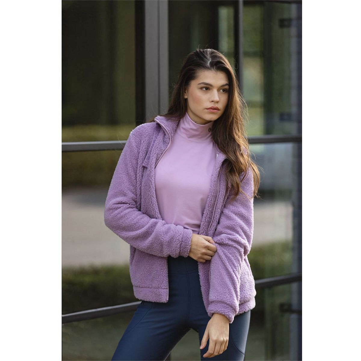 ANKY Zip-Hoodie Teddy ATC242106 Lavender Herb