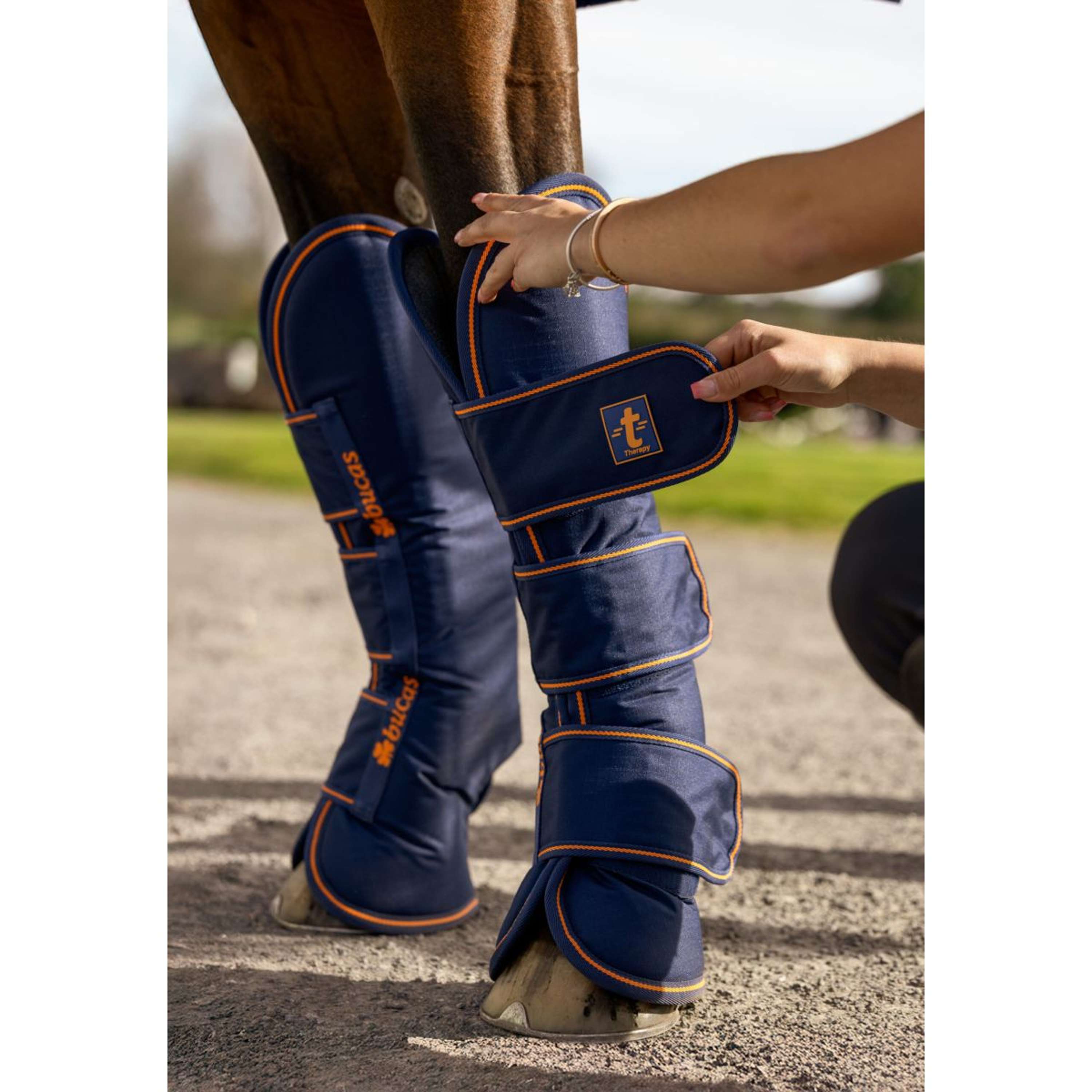 Bucas Transport Protectors Therapy Navy/Oranje