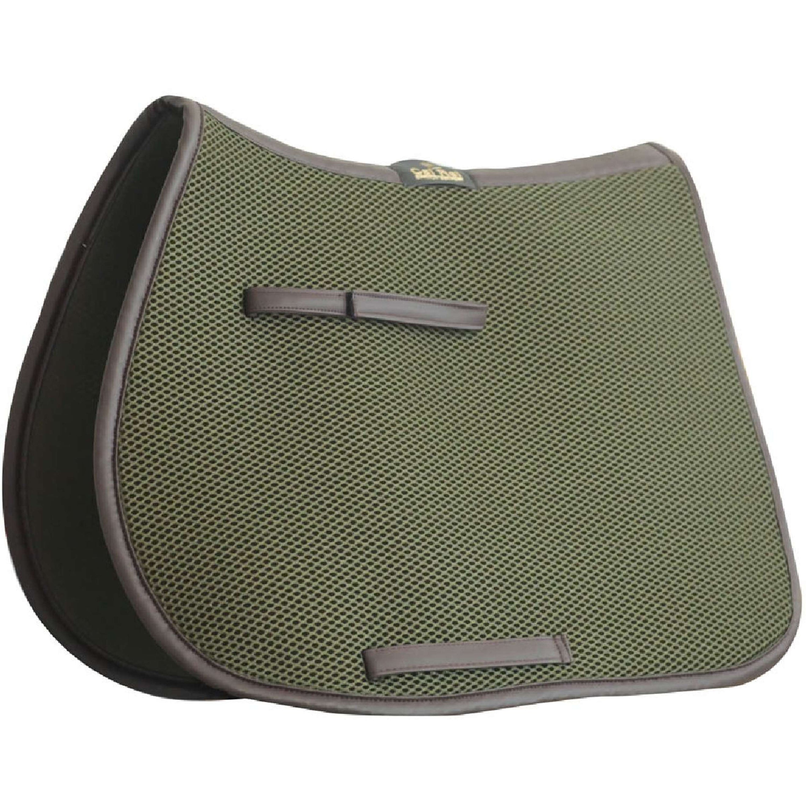 Cal Rei Saddlepad Topacio Jumping Green/Brown