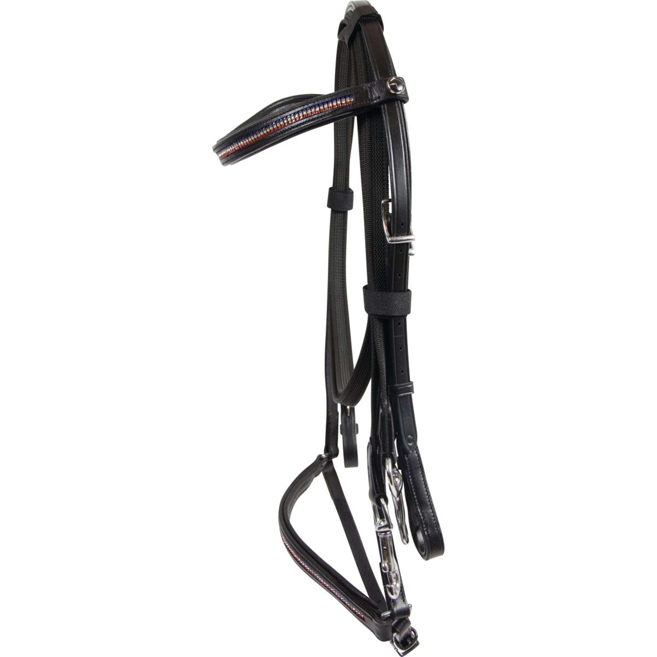 Catago Icelandic Bridle with Stones Black