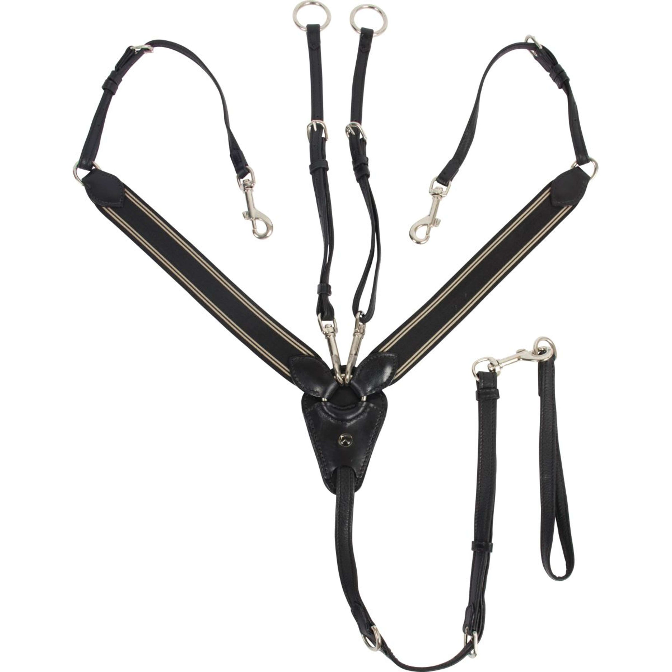 Catago Chest Buckle with a Martingale Black Catago Chest Buckle with a Martingale Black