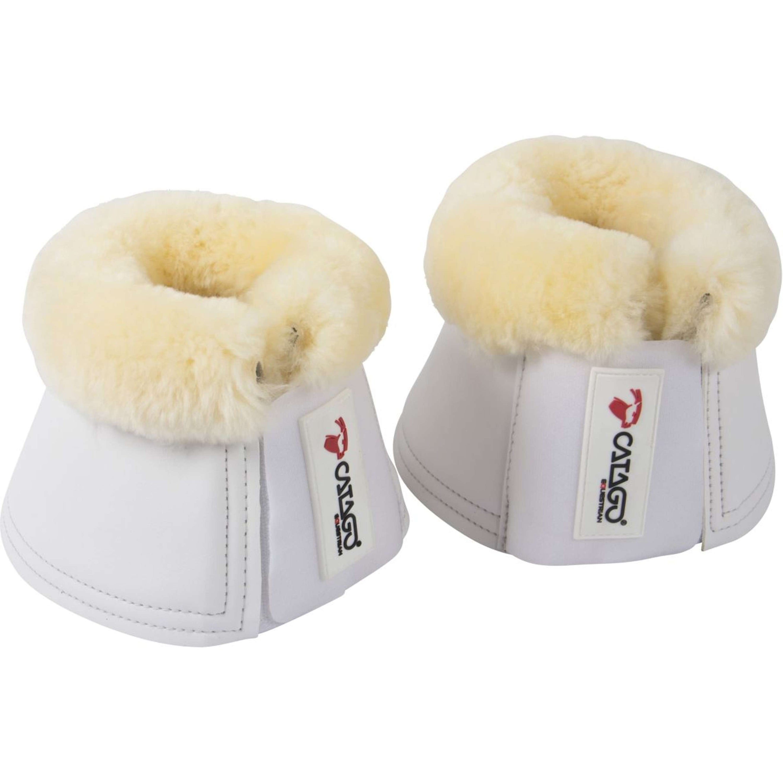 Catago Bell Boots Merino Wool White