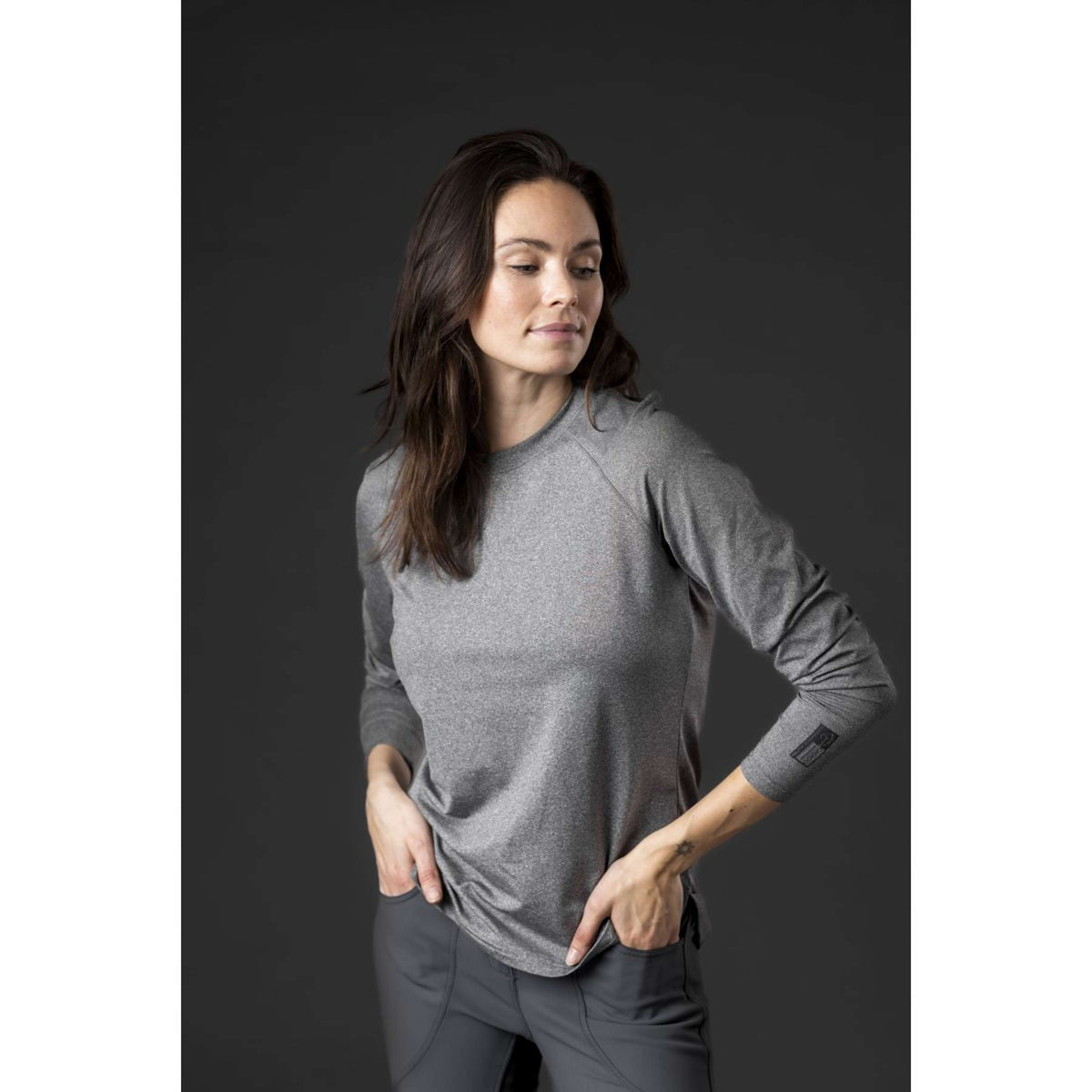 Catago Long Sleeve Audrey Grey Melange