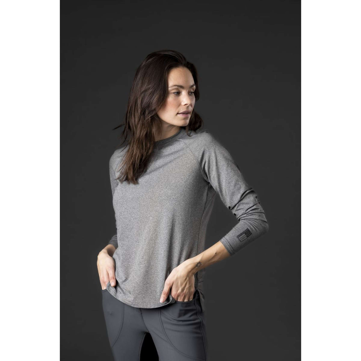 Catago Long Sleeve Audrey Grey Melange