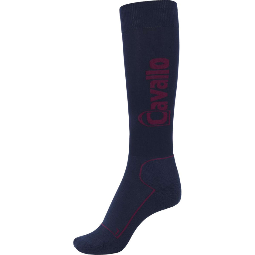 Cavallo Socks CavalSimo Dark Blue/Red Wine