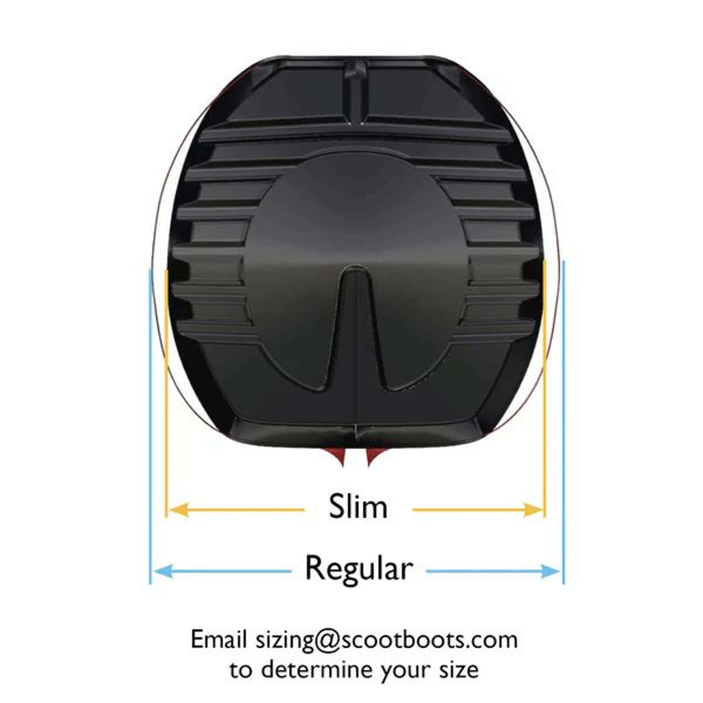 Scoot Boot Horse Shoe Regular Single Pony Black