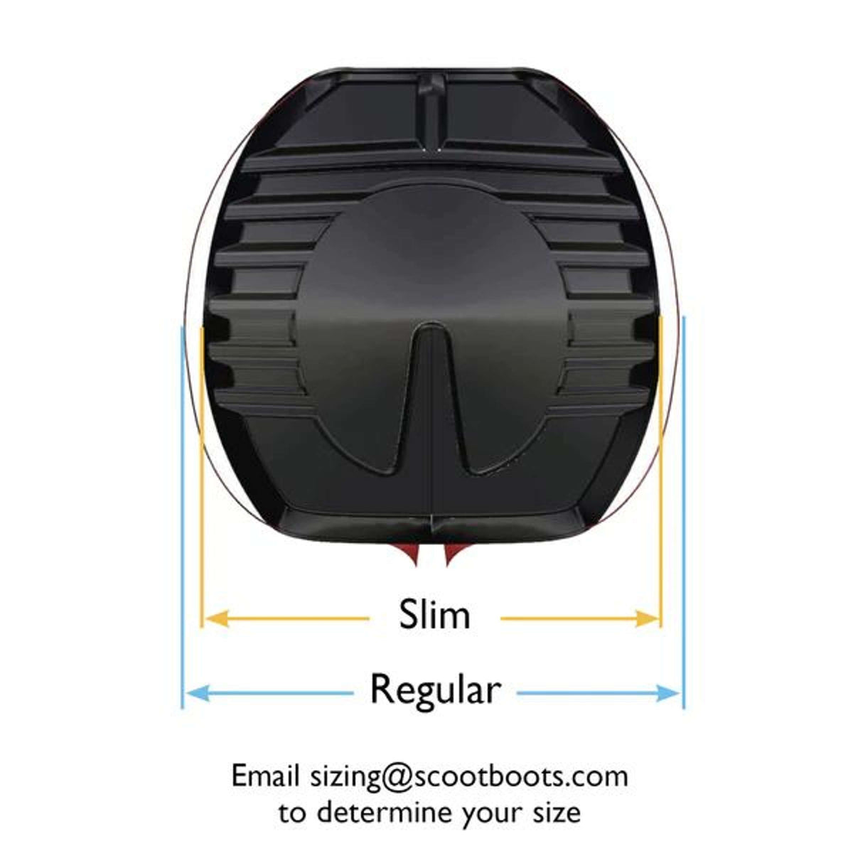 Scoot Boots Horse Shoe Regular Single Pony Black