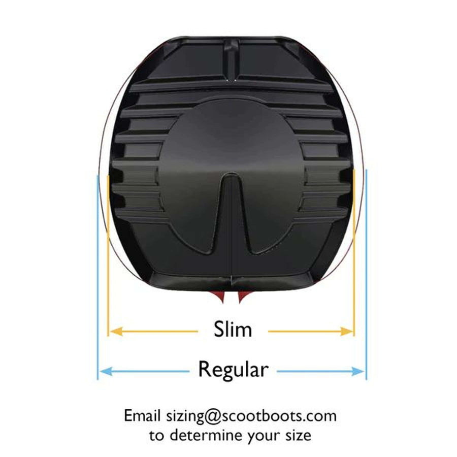 Scoot Boot Horse Shoe Regular Single Black