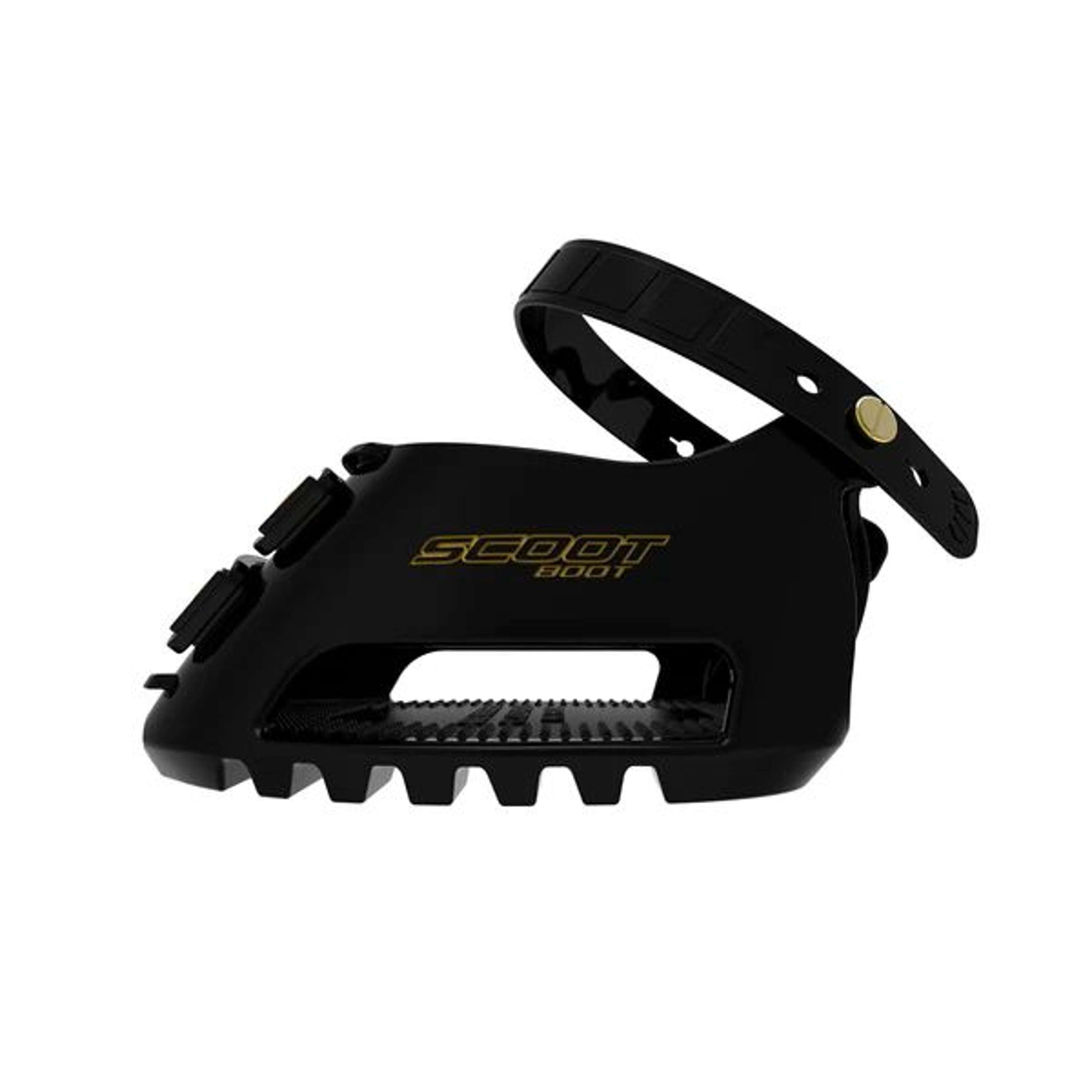 Scoot Boot Horse Shoe Slim Single Pony Black