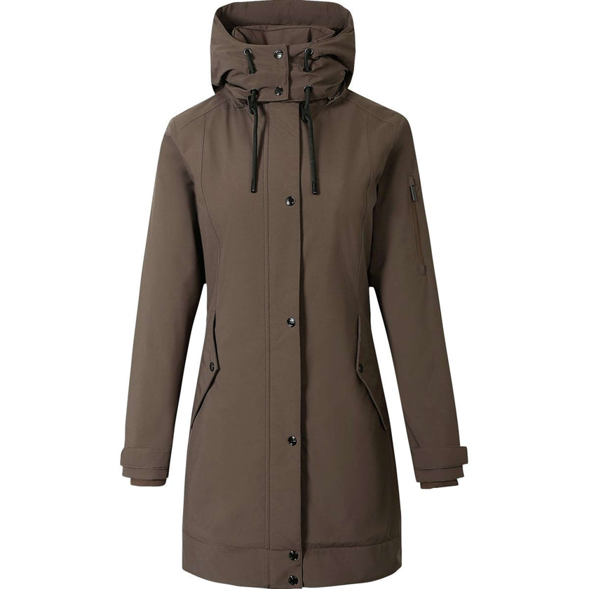 Covalliero Parka AW24 Coffee-Brown