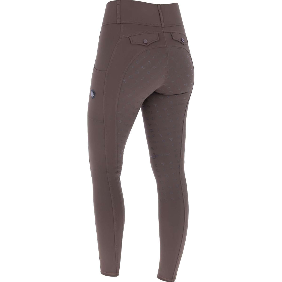 Covalliero Riding Legging AW24 Full Grip Coffee-Brown