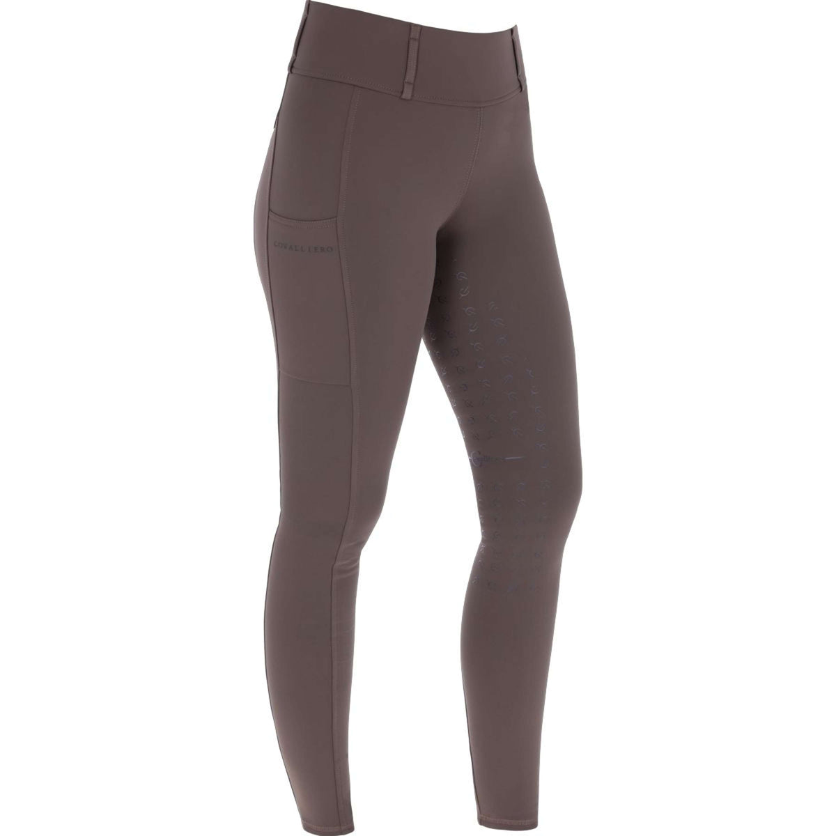 Covalliero Riding Legging AW24 Full Grip Coffee-Brown