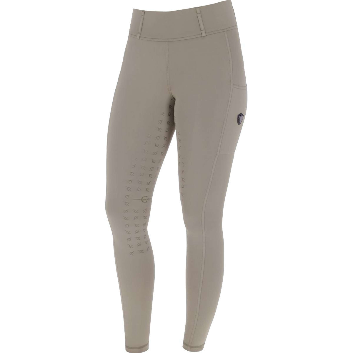 Covalliero Riding Legging AW24 Full Grip Taupe