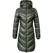 Covalliero Jacket AW24 Long Opal Green