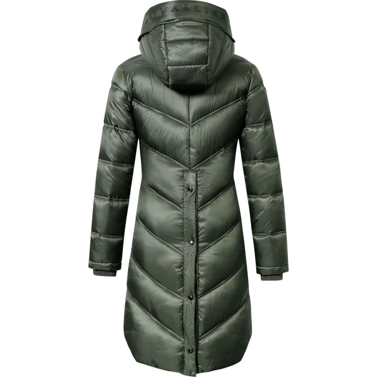 Covalliero Jacket AW24 Long Opal Green