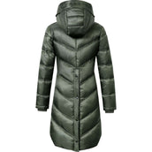 Covalliero Jacket AW24 Long Opal Green