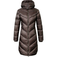 Covalliero Jacket AW24 Long Coffee-Brown