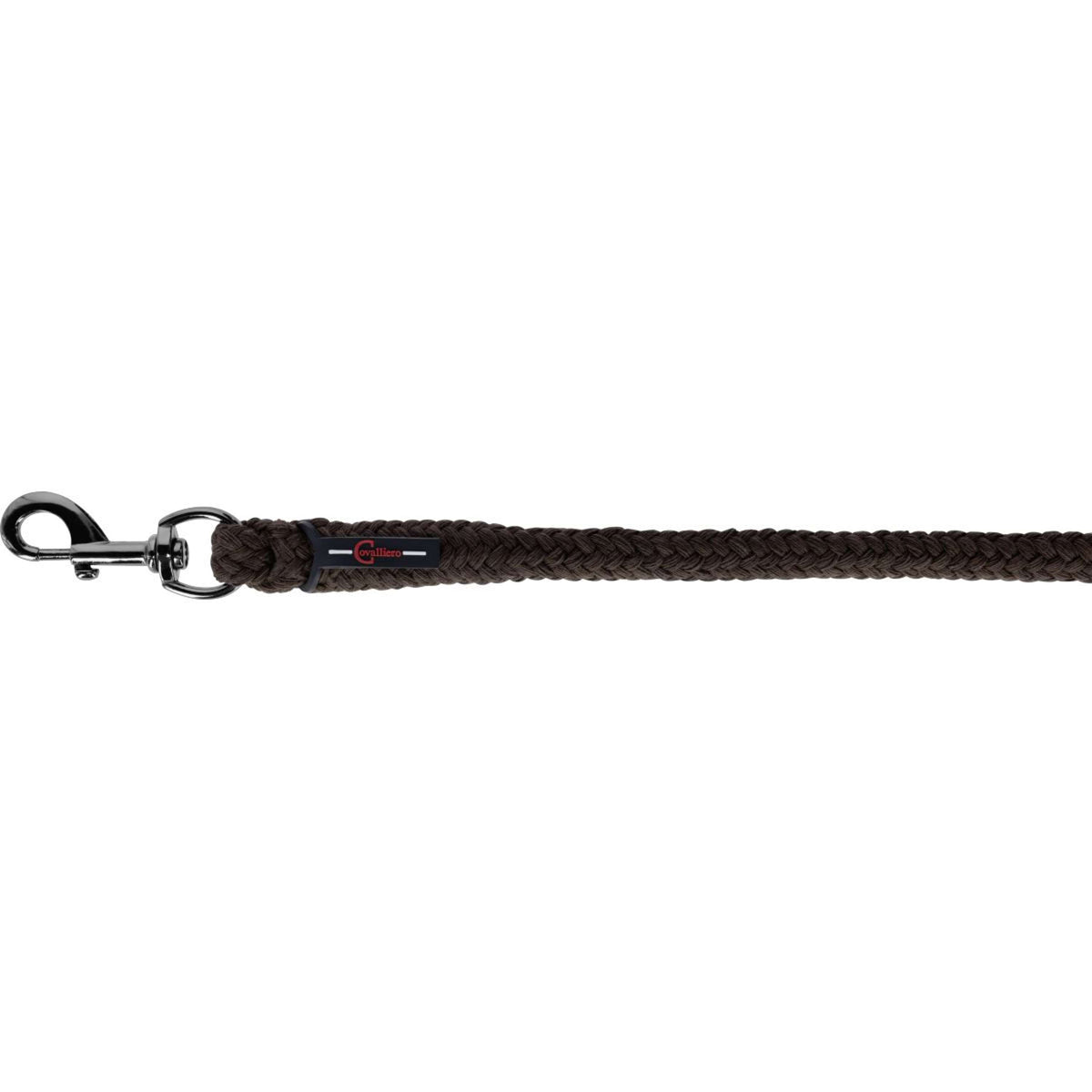 Covalliero Lead Rope AW24 with a Carabiner Coffee-Brown