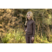 Covalliero Long Sleeve AW24 Active Kids Coffee-Brown