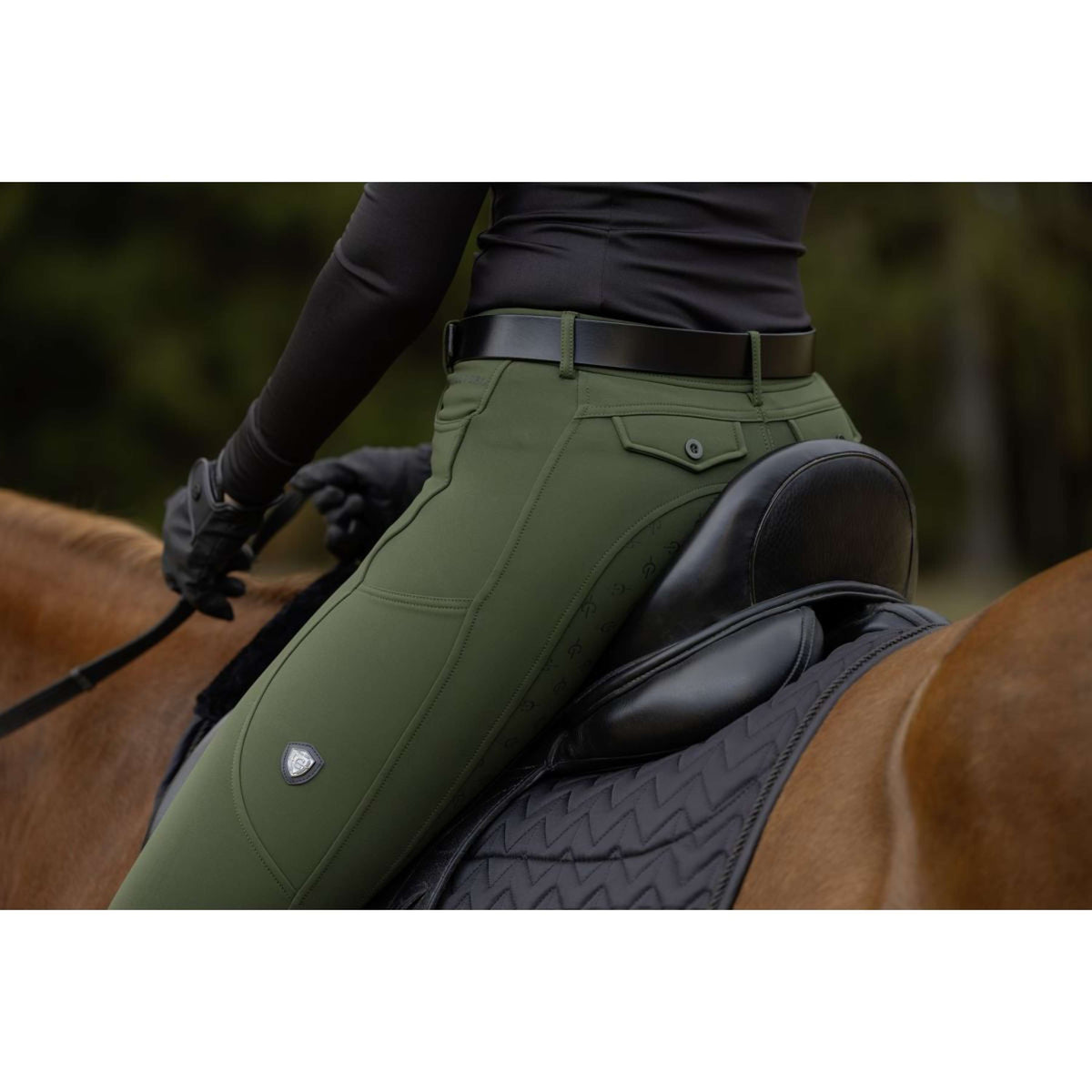 Covalliero Breeches AW24 Grip Opal Green