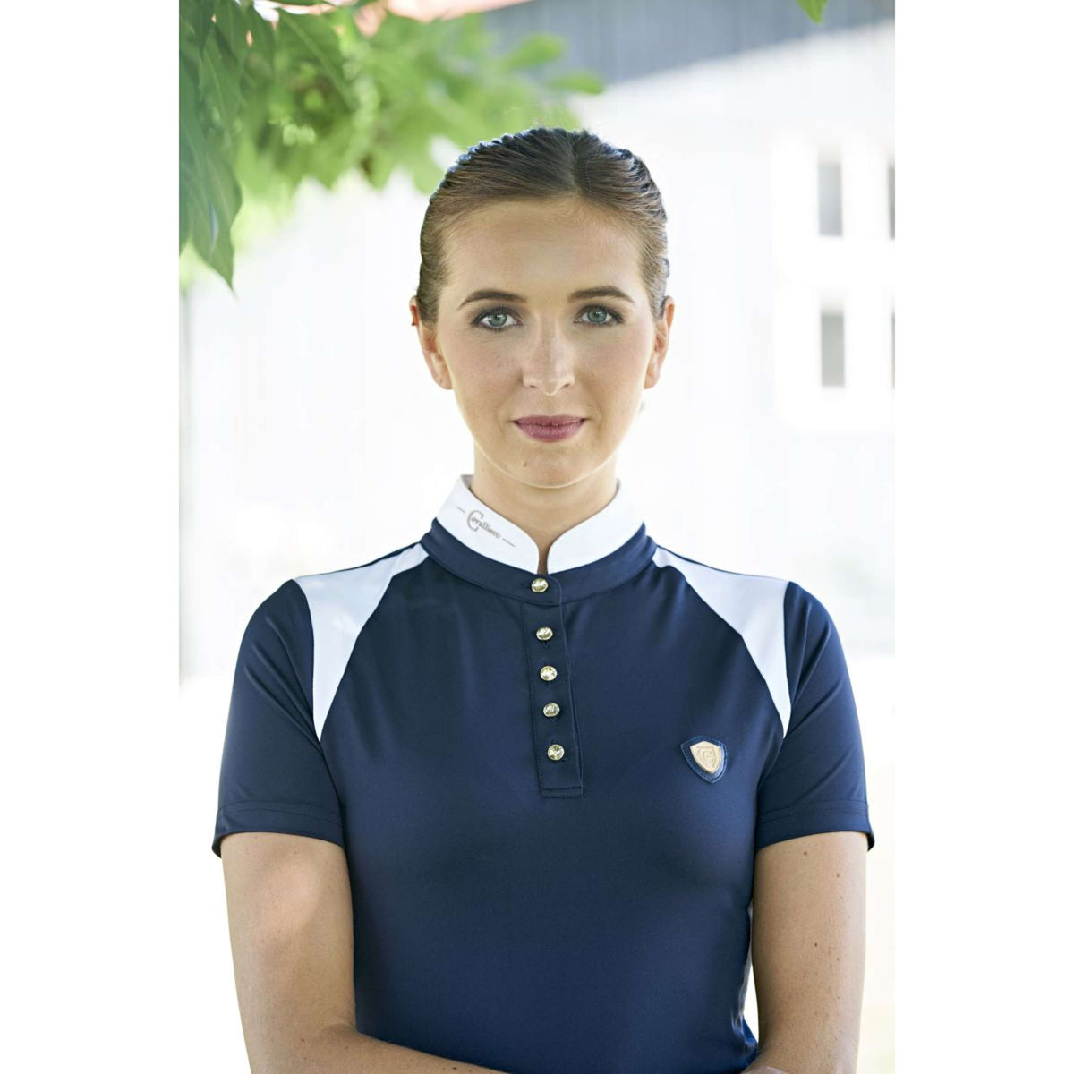 Covalliero Competition Shirt Goldana Ladies Navy