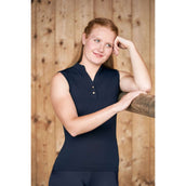 Covalliero Sleeveless Poloshirt Dark Navy