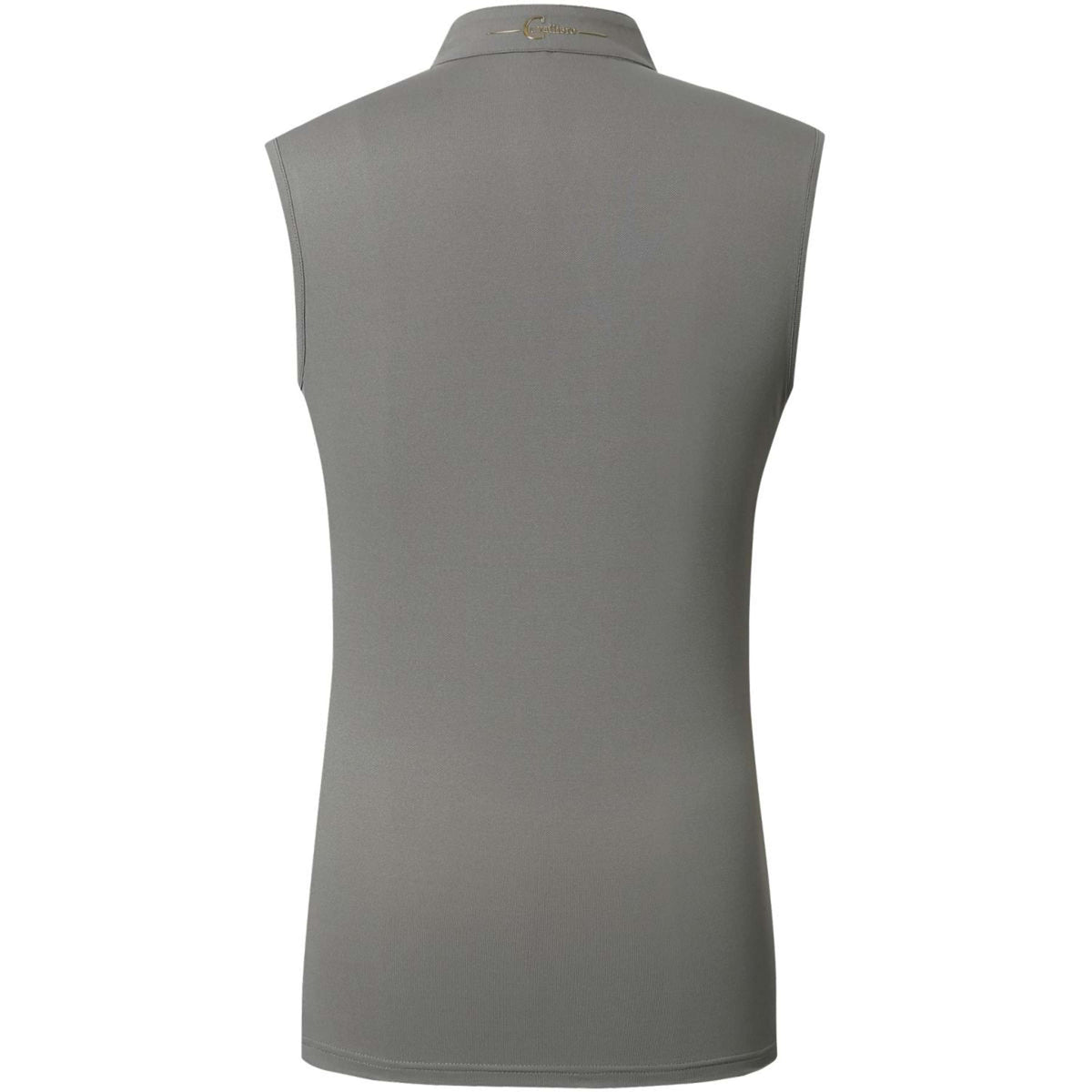 Covalliero Sleeveless Poloshirt Light Graphite