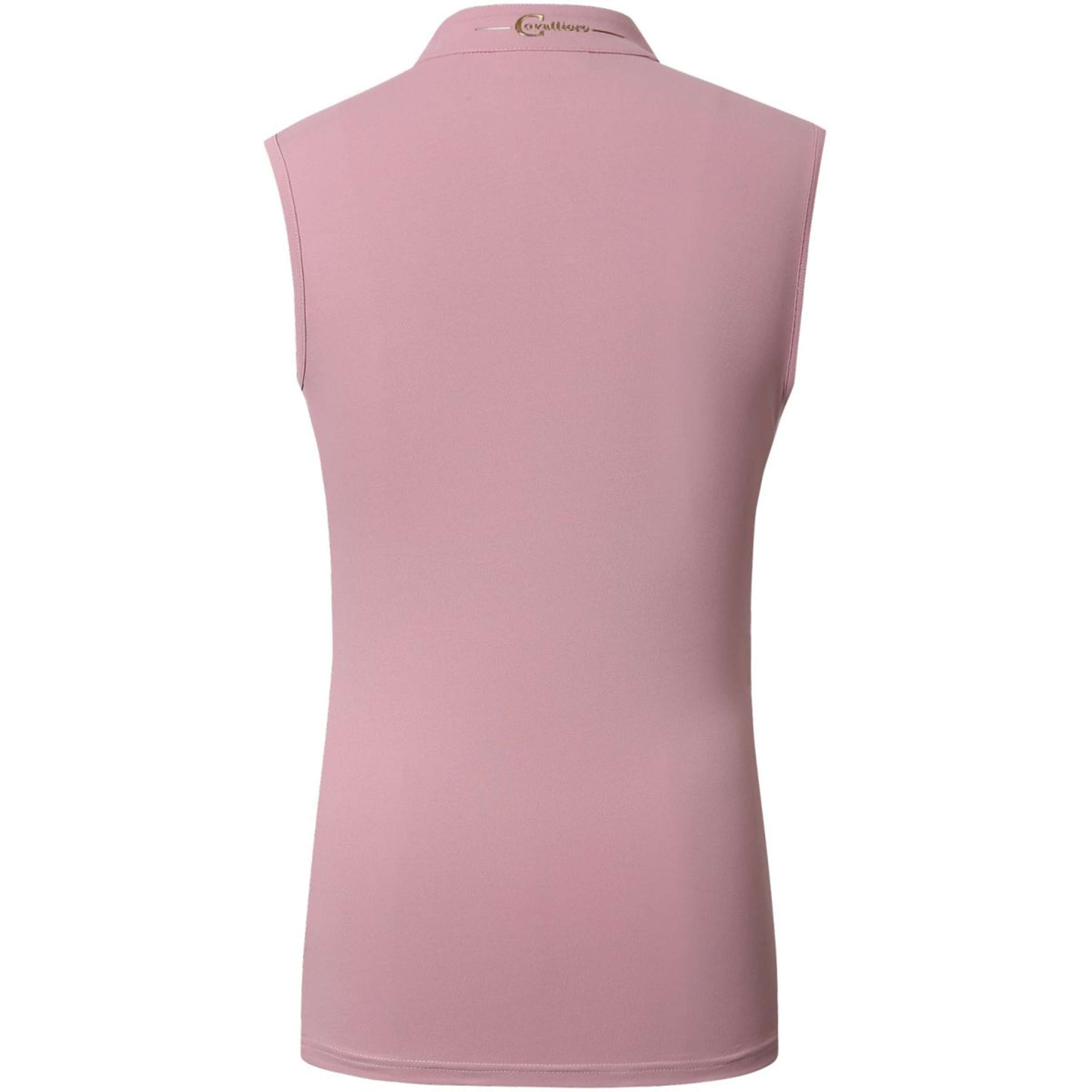 Covalliero Sleeveless Poloshirt Pearl Rose