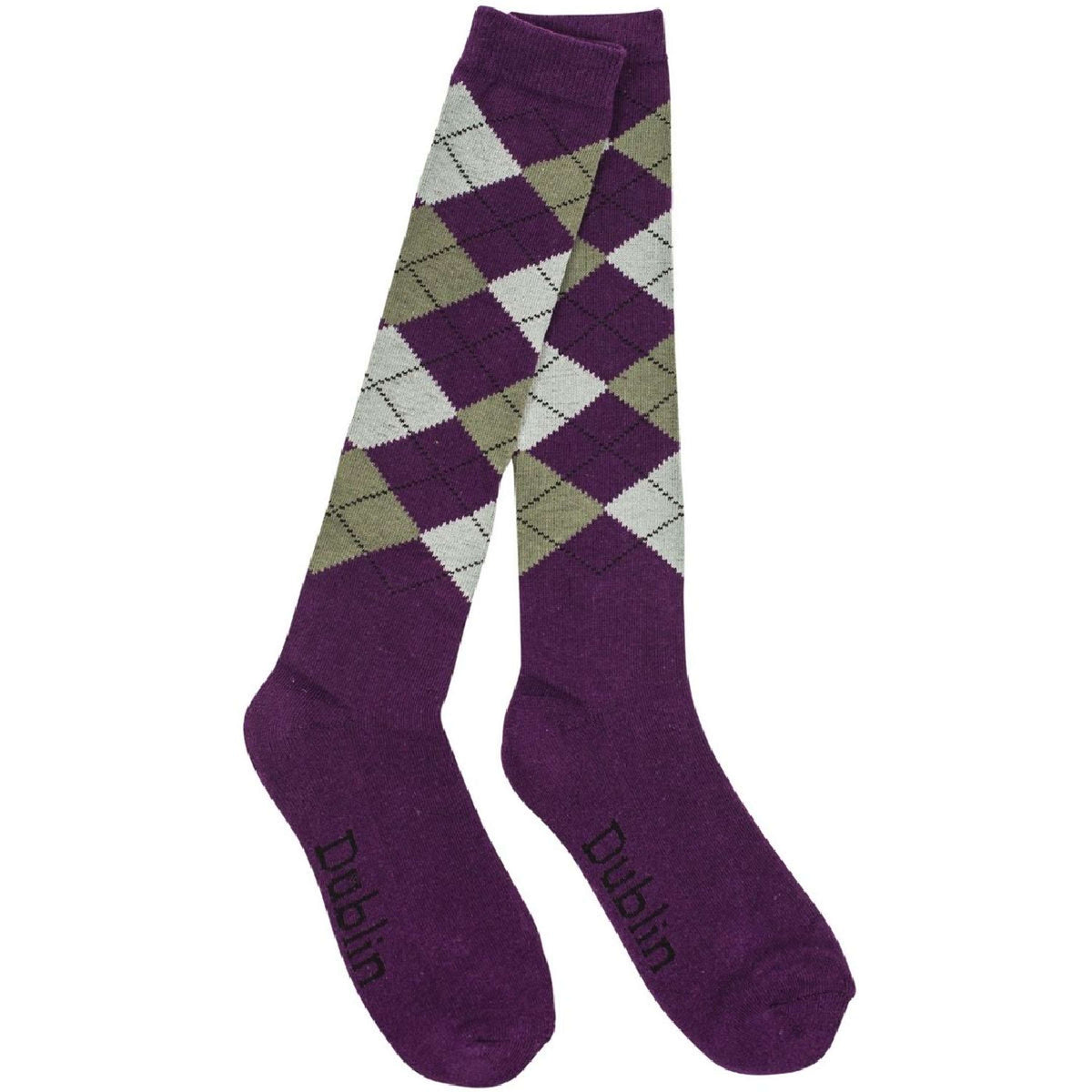 Dublin Socks Argyle Purple