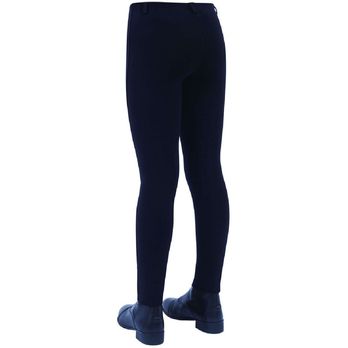 Dublin Breeches Kidss Supa Fit Pull On Knee Patch Black